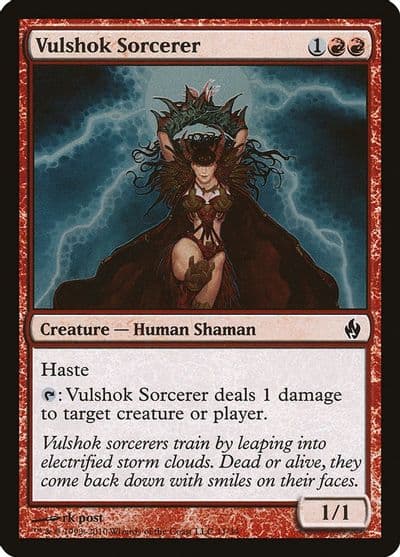 Vulshok Sorcerer Premium Deck Series: Fire and Lightning Magic card