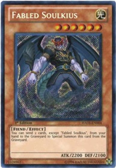 Fabled Soulkius Hidden Arsenal 3 Yu-Gi-Oh! card