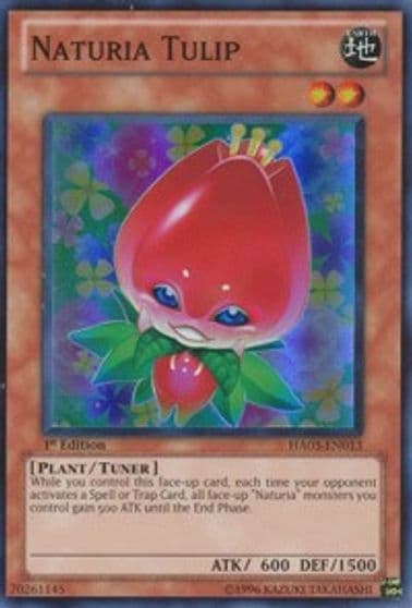 Naturia Tulip Hidden Arsenal 3 Yu-Gi-Oh! card