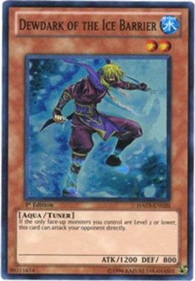 Dewdark of the Ice Barrier Hidden Arsenal 3 Yu-Gi-Oh! card