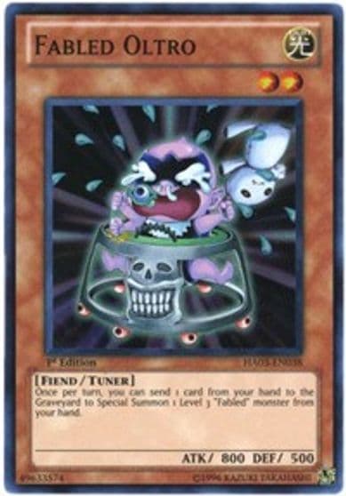 Fabled Oltro Hidden Arsenal 3 Yu-Gi-Oh! card
