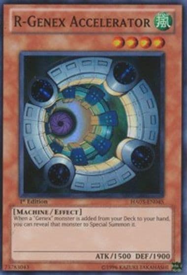 R Genex Accelerator Hidden Arsenal 3 Yu-Gi-Oh! card