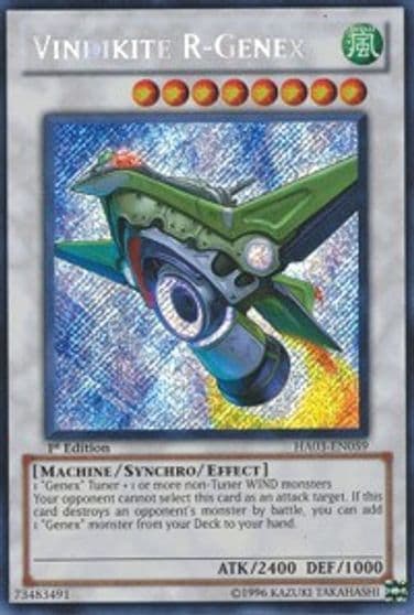 Vindikite R Genex Hidden Arsenal 3 Yu-Gi-Oh! card