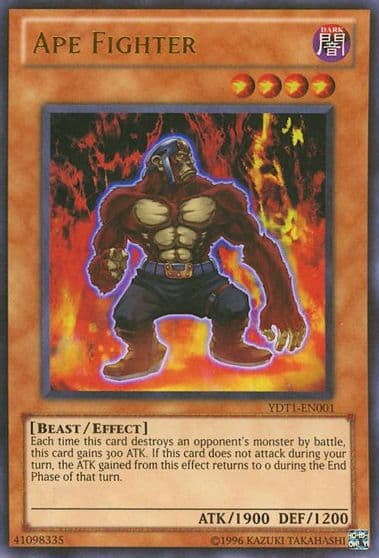 Ape Fighter 5Ds Duel Transer Yu-Gi-Oh! Video Game Promotional Cards Yu-Gi-Oh! card