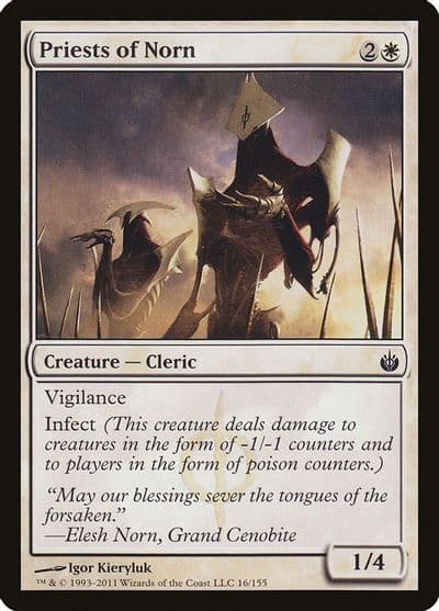 Priests of Norn Mirrodin Besieged Magic card