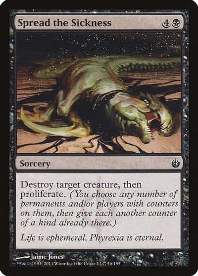 Spread the Sickness Mirrodin Besieged Magic card