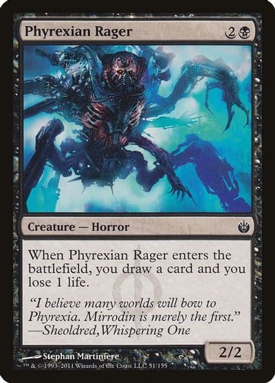 Phyrexian Rager Mirrodin Besieged Magic card