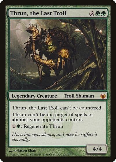 Thrun the Last Troll Mirrodin Besieged Magic card
