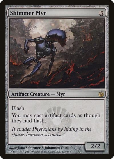 Shimmer Myr Mirrodin Besieged Magic card