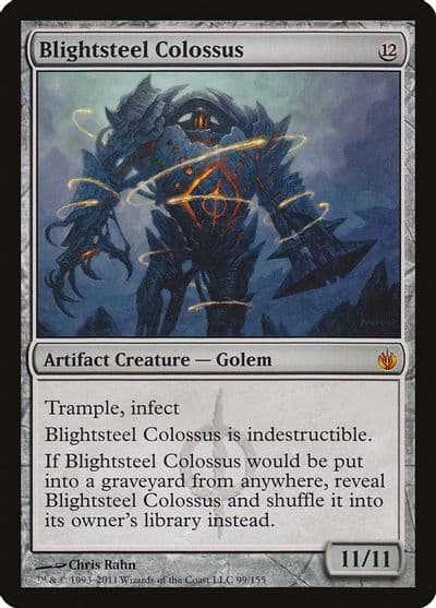 Blightsteel Colossus Mirrodin Besieged Magic card
