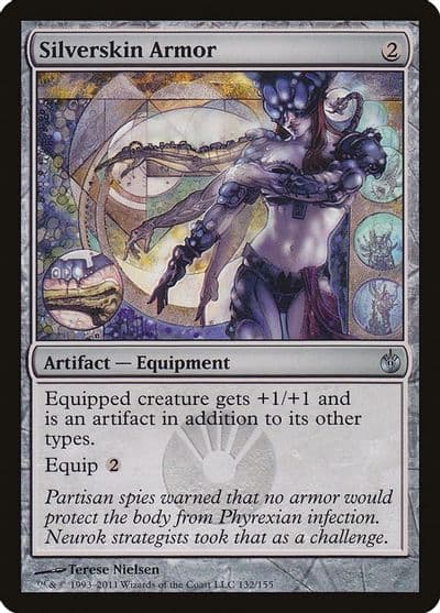 Silverskin Armor Mirrodin Besieged Magic card