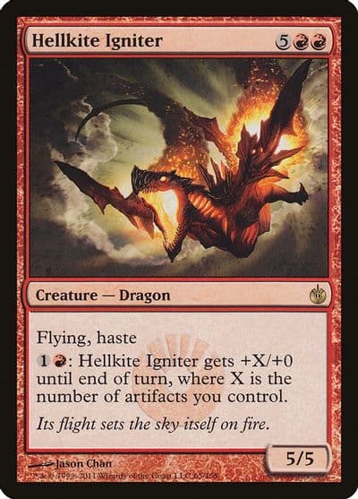 Hellkite Igniter Mirrodin Besieged Magic card