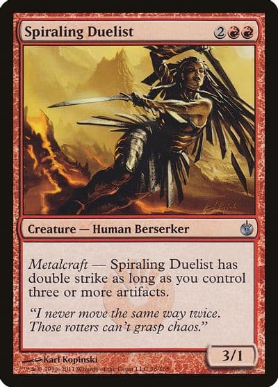 Spiraling Duelist Mirrodin Besieged Magic card