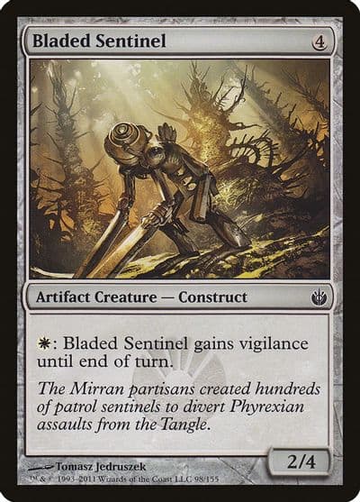 Bladed Sentinel Mirrodin Besieged Magic card