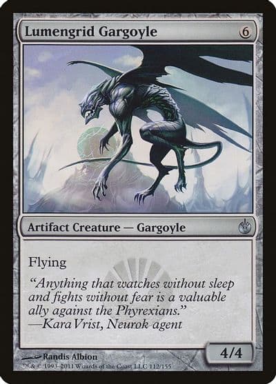 Lumengrid Gargoyle Mirrodin Besieged Magic card