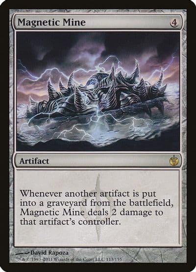 Magnetic Mine Mirrodin Besieged Magic card