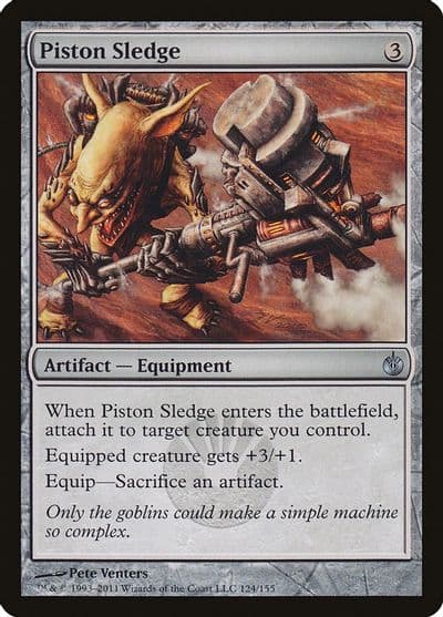 Piston Sledge Mirrodin Besieged Magic card
