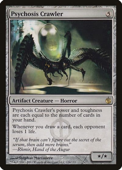 Psychosis Crawler Mirrodin Besieged Magic card