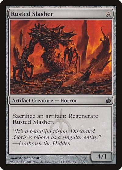Rusted Slasher Mirrodin Besieged Magic card
