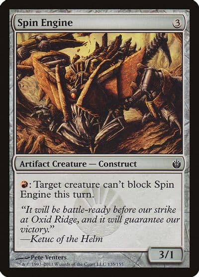Spin Engine Mirrodin Besieged Magic card