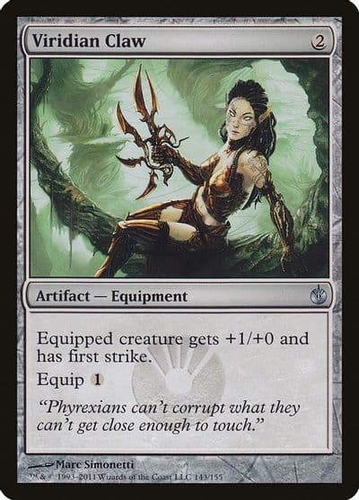 Viridian Claw Mirrodin Besieged Magic card