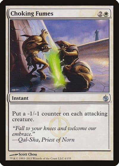 Choking Fumes Mirrodin Besieged Magic card