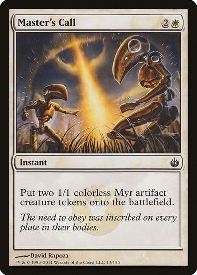 Masters Call Mirrodin Besieged Magic card