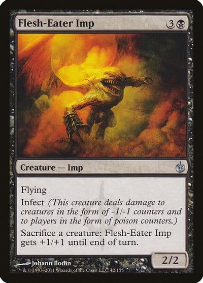 Flesh Eater Imp Mirrodin Besieged Magic card