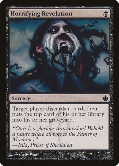Horrifying Revelation Mirrodin Besieged Magic card
