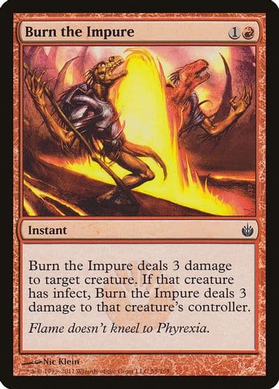 Burn the Impure Mirrodin Besieged Magic card