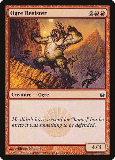 Ogre Resister Mirrodin Besieged Magic card