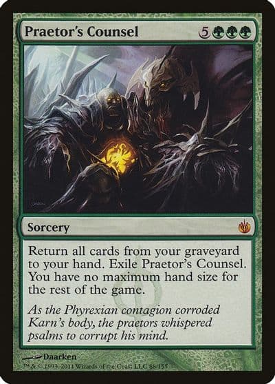 Praetors Counsel Mirrodin Besieged Magic card