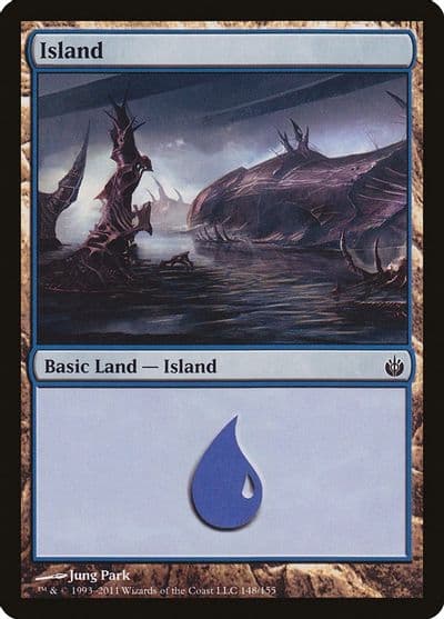 Island 148 Mirrodin Besieged Magic card