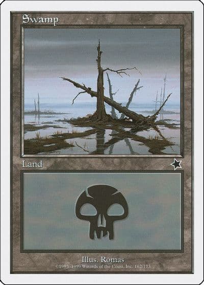 Swamp 162 Starter 1999 Magic card