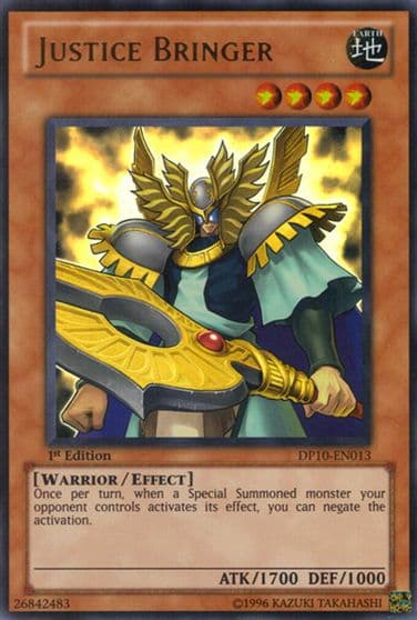 Justice Bringer Duelist Pack 10: Yusei 3 Yu-Gi-Oh! card
