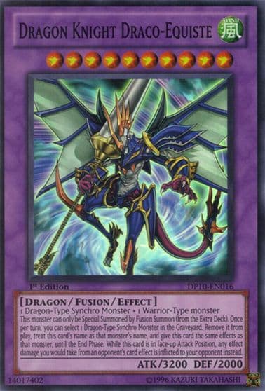 Dragon Knight Draco Equiste Duelist Pack 10: Yusei 3 Yu-Gi-Oh! card