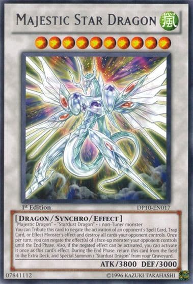 Majestic Star Dragon Duelist Pack 10: Yusei 3 Yu-Gi-Oh! card