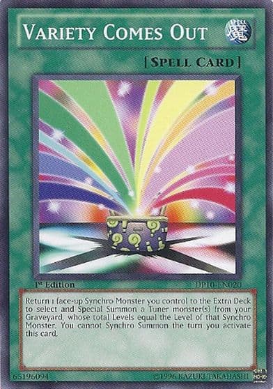 Variety Comes Out Duelist Pack 10: Yusei 3 Yu-Gi-Oh! card