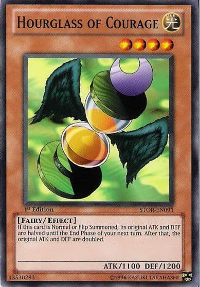 Hourglass of Courage Storm of Ragnarok Yu-Gi-Oh! card