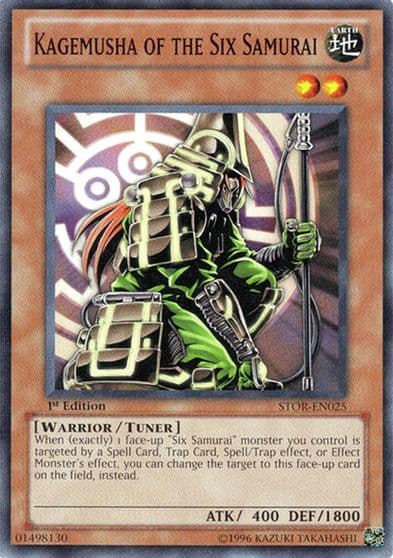 Kagemusha of the Six Samurai Storm of Ragnarok Yu-Gi-Oh! card