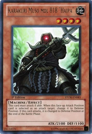 Karakuri Muso mdl 818 Haipa Storm of Ragnarok Yu-Gi-Oh! card