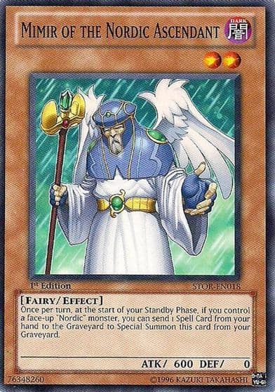 Mimir of the Nordic Ascendant Storm of Ragnarok Yu-Gi-Oh! card