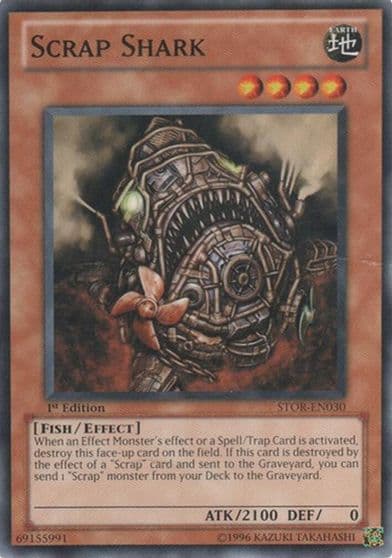 Scrap Shark Storm of Ragnarok Yu-Gi-Oh! card