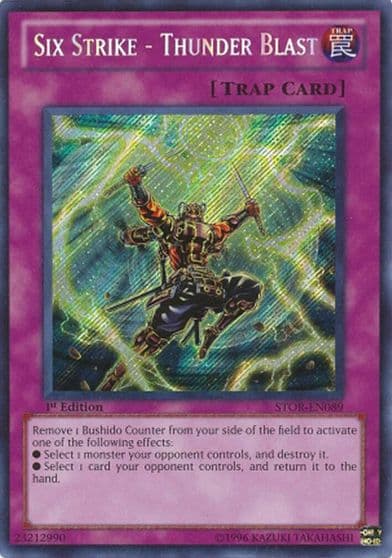 Six Strike Thunder Blast Storm of Ragnarok Yu-Gi-Oh! card