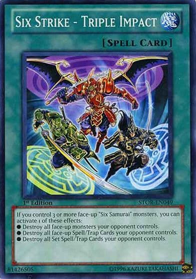 Six Strike Triple Impact Storm of Ragnarok Yu-Gi-Oh! card