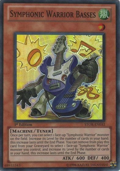 Symphonic Warrior Basses Storm of Ragnarok Yu-Gi-Oh! card