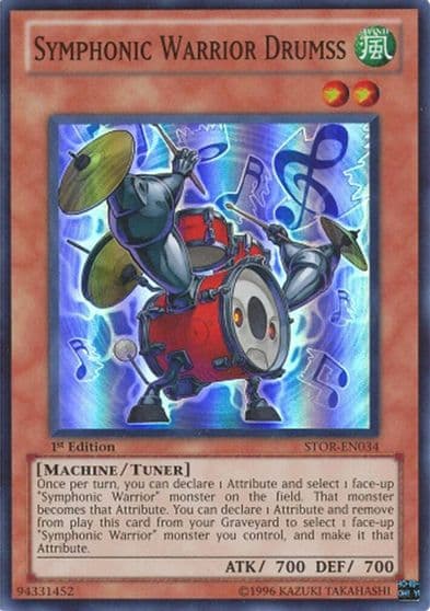 Symphonic Warrior Drumss Storm of Ragnarok Yu-Gi-Oh! card