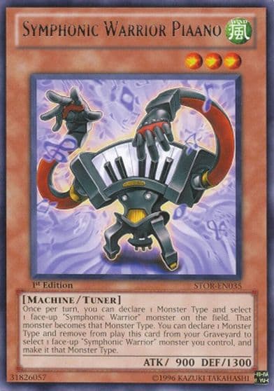 Symphonic Warrior Piaano Storm of Ragnarok Yu-Gi-Oh! card