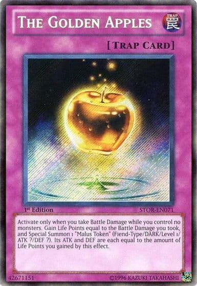 The Golden Apples Storm of Ragnarok Yu-Gi-Oh! card