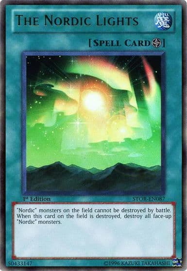 The Nordic Lights Storm of Ragnarok Yu-Gi-Oh! card